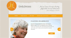 Desktop Screenshot of claudia-haarmann.de